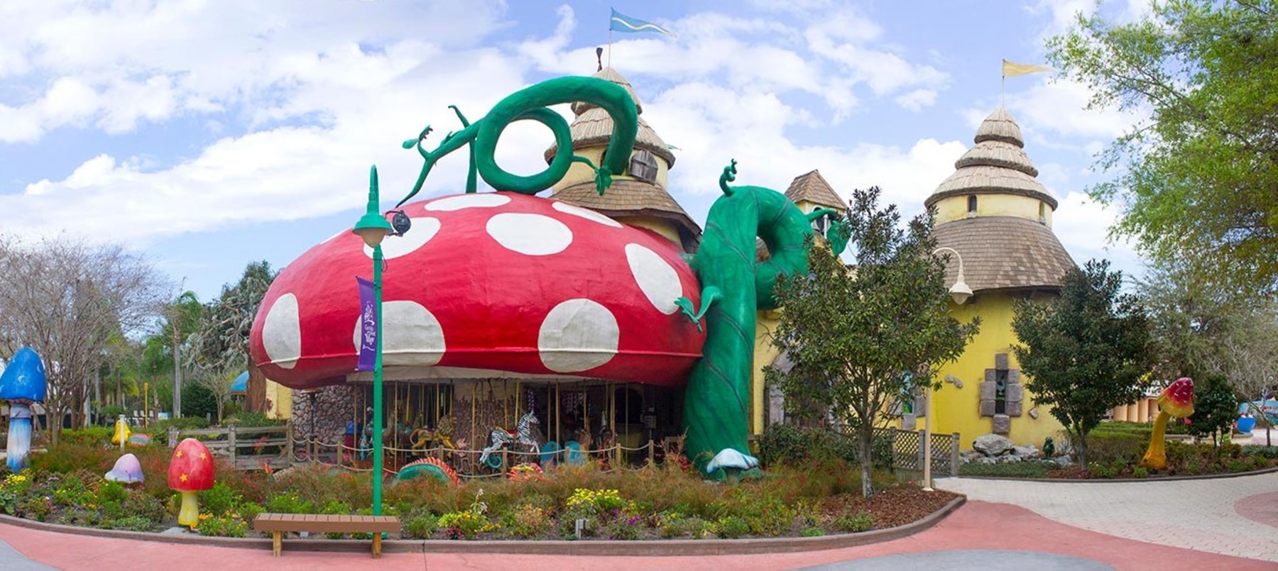 Castle attraction at Give Kids The World Village in Kissimmee, Florida